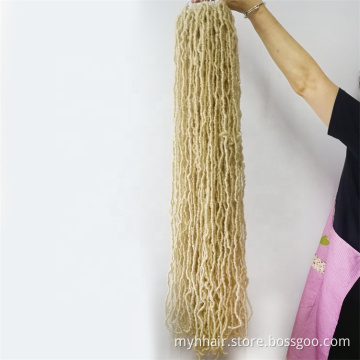 18 - 36 inch 20 roots/pack,Afro Locs twist Ombre Synthetic Braiding Hair extensions Long New Locs Crochet Braid hair